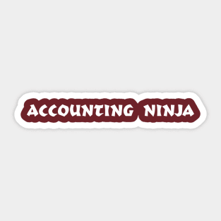 Accounting Ninja Sticker